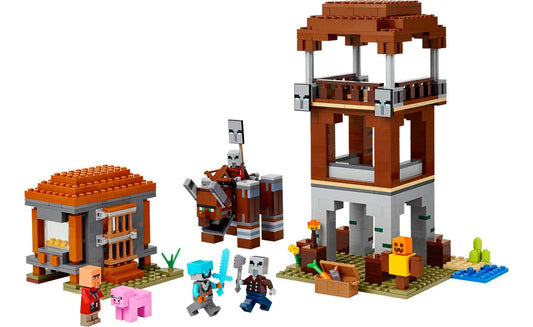LEGO Minecraft The Pillager Outpost and Ravager Set 21278
