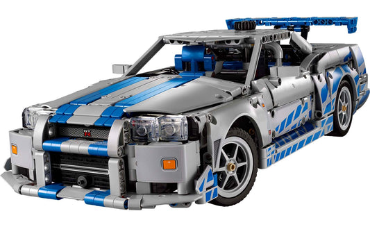 LEGO Technic 2 Fast 2 Furious Nissan Skyline GT-R (R34) Car Set 42210